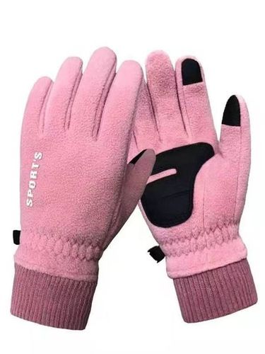 Multifunctional Touch Screen Polar Fleece Warm Cycling Outdoor Gloves - Just Fashion Now UK - Modalova