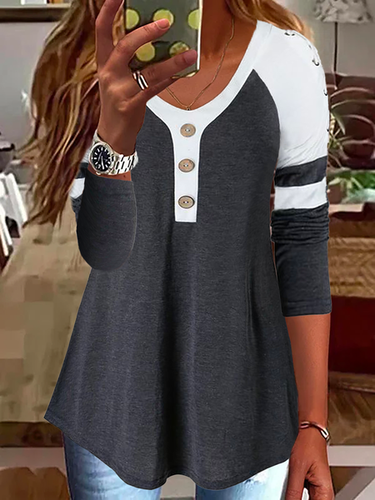 Casual V Neck T-Shirt - Modetalente - Modalova