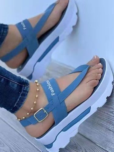 Soft Platform Thong Sandals - Just Fashion Now UK - Modalova