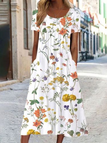 Casual Jersey Loose Dress - Just Fashion Now - Modalova