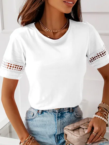 Lace Casual Shirt - Modetalente - Modalova
