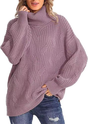 Casual Turtleneck Regular Fit Wool/Knitting Sweater - Just Fashion Now - Modalova