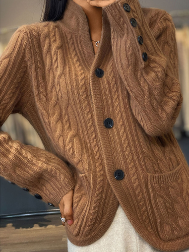 Loose Wool/Knitting Casual Cardigan（Can Be Worn Up To A Weight Of 130 Pounds) - Just Fashion Now - Modalova