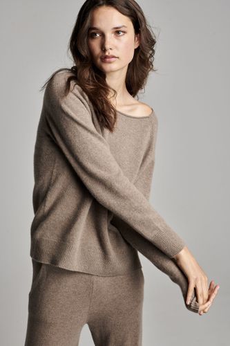 Regular fit cashmere sweater - REPEAT cashmere - Modalova