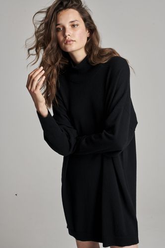 Cashmere dress with stand collar - REPEAT cashmere - Modalova