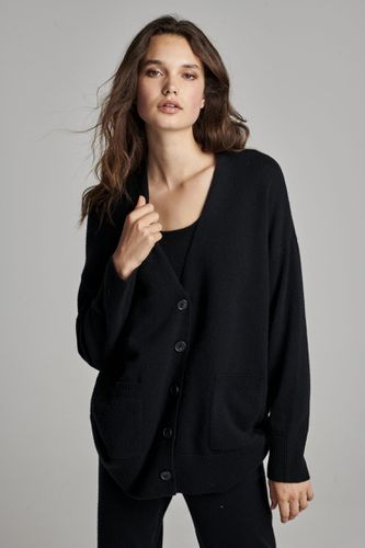 Buttoned loose fit cashmere cardigan - REPEAT cashmere - Modalova