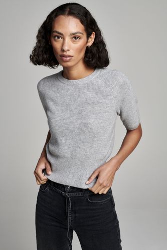 Cashmere rib knit T-shirt - REPEAT cashmere - Modalova
