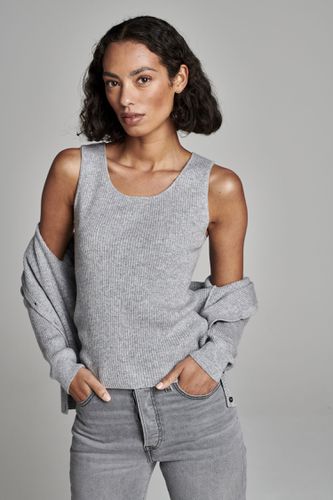 Cashmere rib knit tank top - REPEAT cashmere - Modalova
