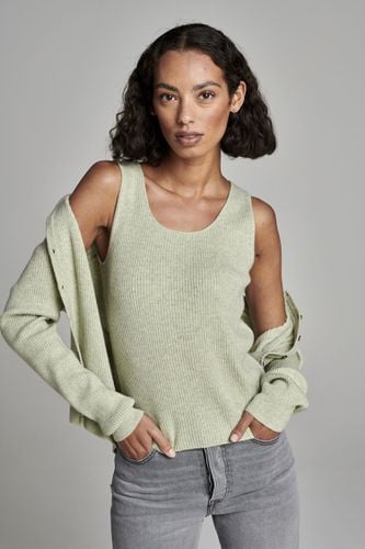 Cashmere rib knit tank top - REPEAT cashmere - Modalova