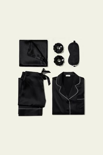 LILYSILK Ensemble Cadeau Soie XS - Pyjama, Taie d'oreiller 22 Mommes, Masque & Chouchous - LILYSILK - Modalova