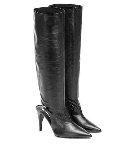 Botas altas de piel con aberturas - Jil Sander - Modalova