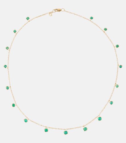 Kt gold necklace with emeralds - Octavia Elizabeth - Modalova