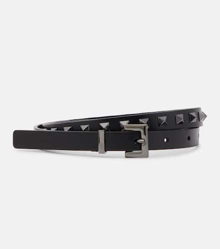 Rockstud slim leather belt - Valentino Garavani - Modalova