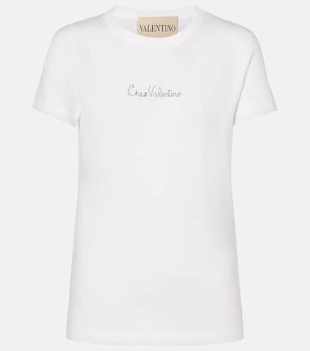 T-shirt Chez in jersey di cotone - Valentino - Modalova