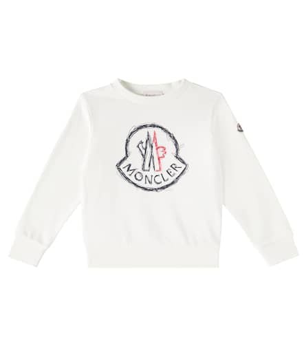 Logo cotton sweatshirt - Moncler Enfant - Modalova