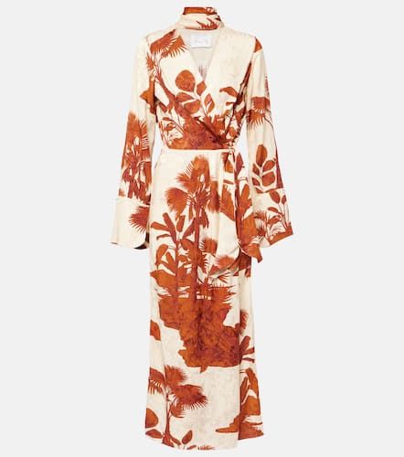 Unmooring tie-neck printed maxi dress - Johanna Ortiz - Modalova