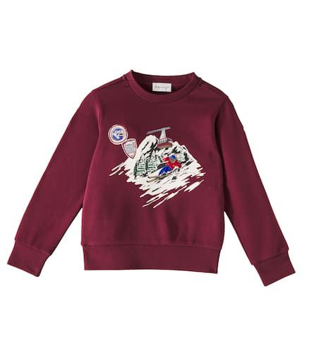 Felpa in jersey di cotone con cappuccio - Moncler Enfant - Modalova