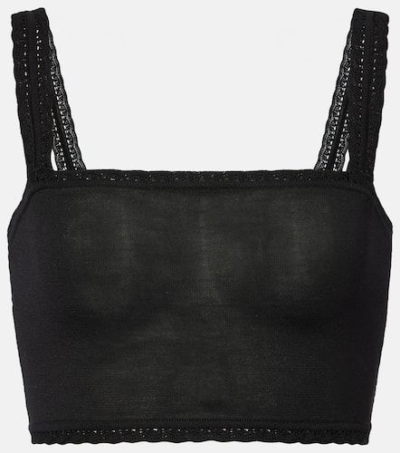 Dolce&Gabbana Top raccourci en soie - Dolce&Gabbana - Modalova