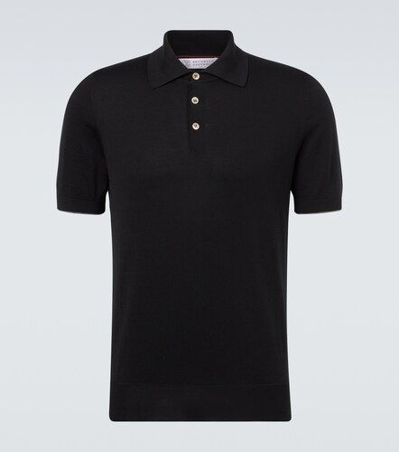 Polo de piqué de algodón - Brunello Cucinelli - Modalova
