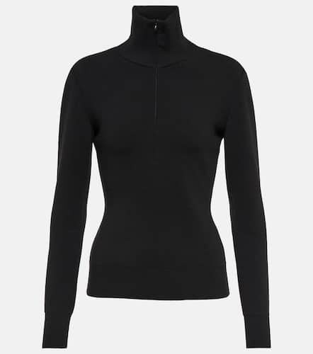 AlaÃ¯a High-neck wool-blend top - Alaia - Modalova