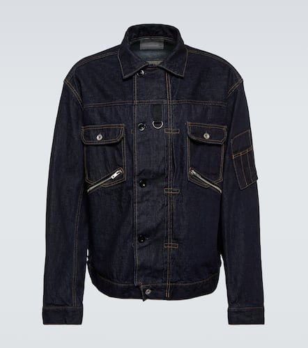 Sacai Asymmetric denim jacket - Sacai - Modalova