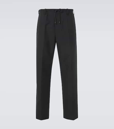 Gerade Mid-Rise-Hose aus Wolle - Dries Van Noten - Modalova