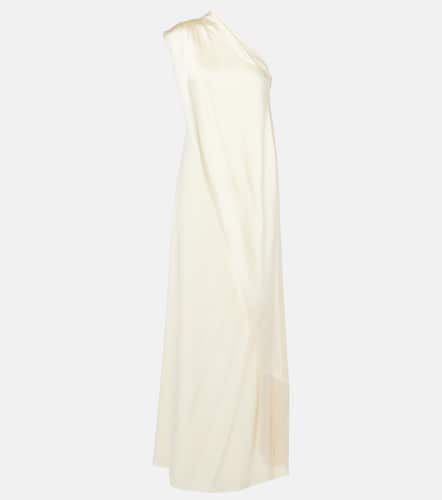 Berenson one-shoulder satin gown - Taller Marmo - Modalova