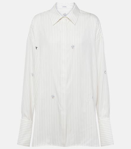 X Suna Fujita camisa fil coupé de seda y algodón - Loewe - Modalova