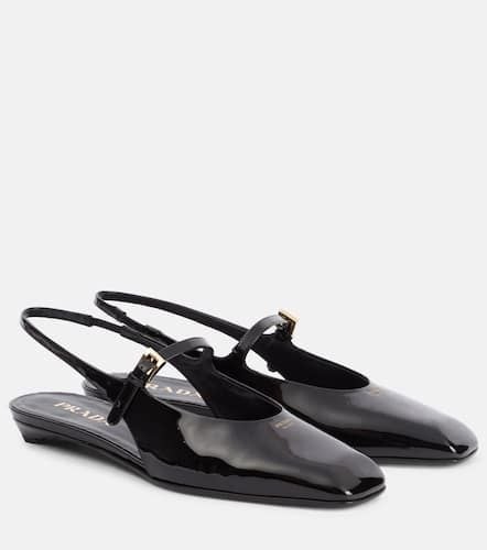 Ballerine slingback in vernice - Prada - Modalova