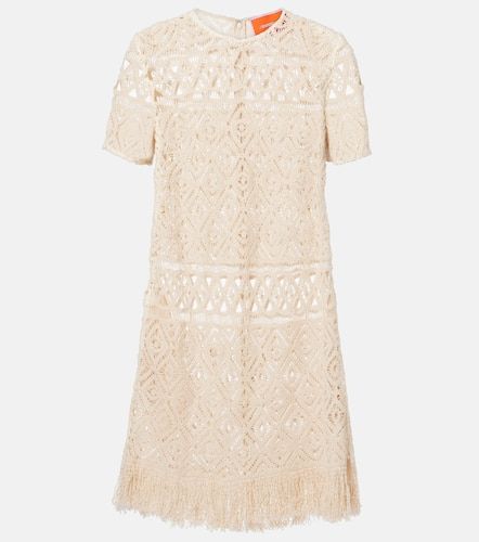 Lacey macrame cotton minidress - La DoubleJ - Modalova