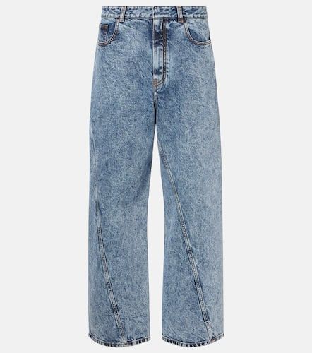 Alaïa Low-Rise Wide-Leg Jeans Twisted - Alaia - Modalova