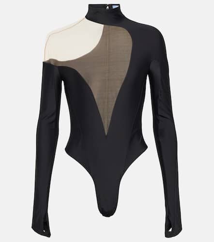 Mugler Body asimétrico con paneles - Mugler - Modalova