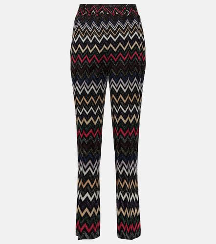 High-Rise-Hose aus Häkelstrick - Missoni - Modalova