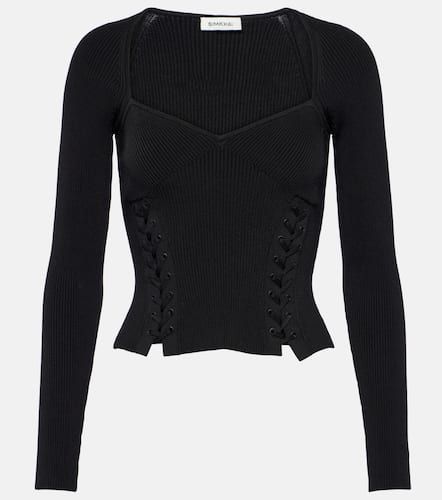 Simkhai Daphane lace-up sweater - Simkhai - Modalova