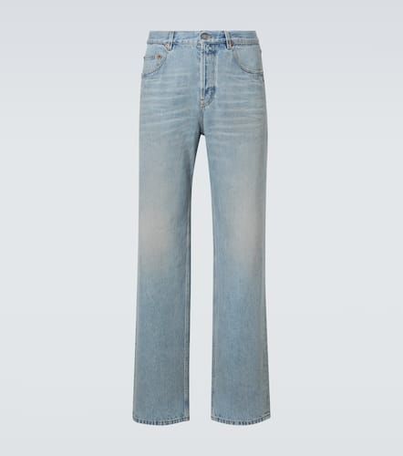 Jeans rectos de tiro medio - Saint Laurent - Modalova