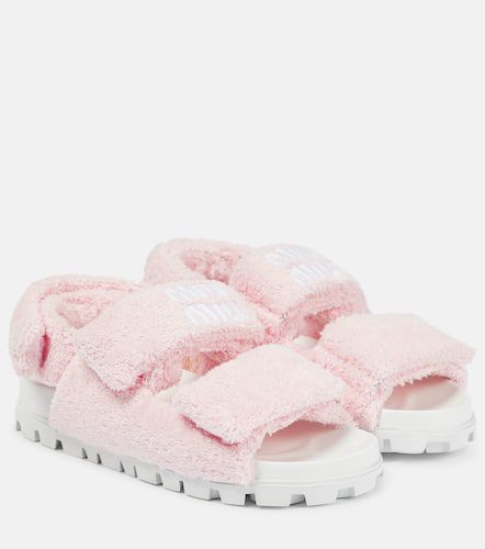 Miu Miu Sandalen aus Frottee - Miu Miu - Modalova