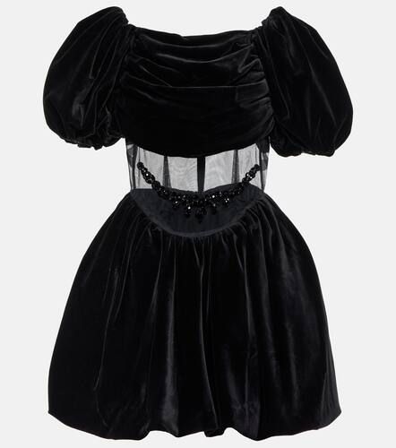 Embellished boatneck minidress - Simone Rocha - Modalova