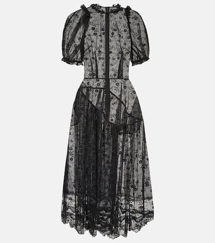 Embellished lace midi dress - Simone Rocha - Modalova