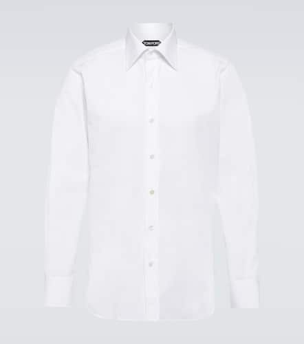 Tom Ford Hemd aus Baumwollpopeline - Tom Ford - Modalova