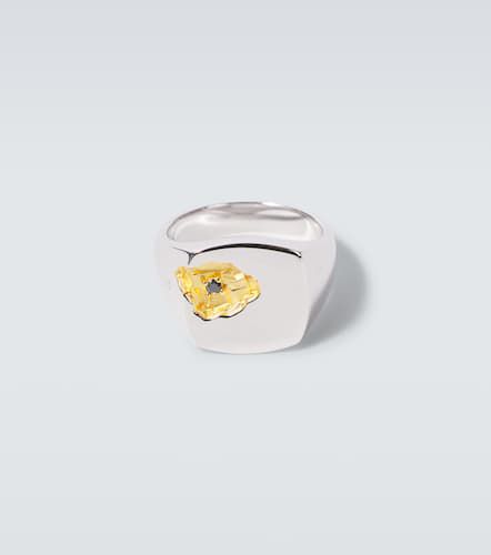 Mined gold-plated sterling ring - Tom Wood - Modalova