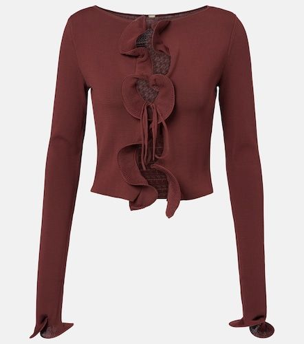 Same Knitted ruffled top - Same - Modalova