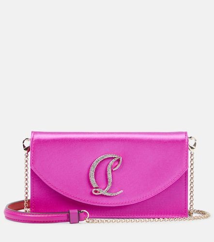 Clutch Loubi54 aus Satin mit Kristallen - Christian Louboutin - Modalova