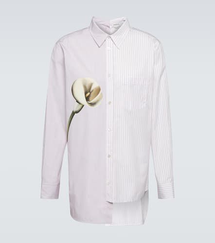 Asymmetric printed cotton poplin shirt - Lanvin - Modalova