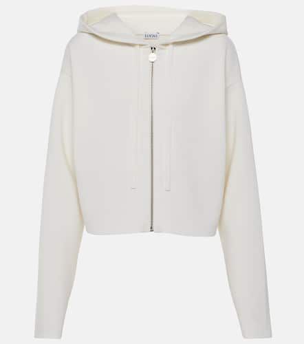 Anagram wool-blend zip-up hoodie - Loewe - Modalova