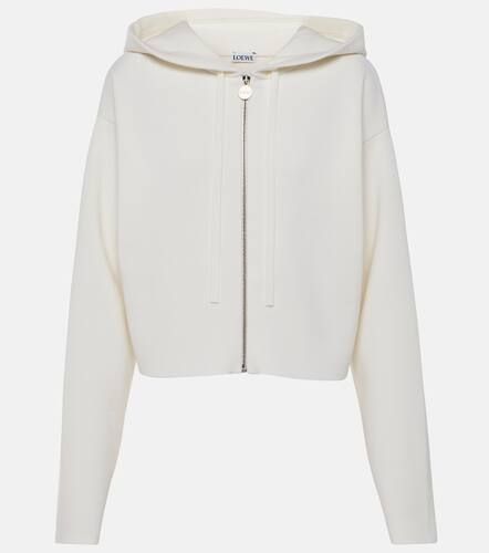 Anagram wool-blend zip-up hoodie - Loewe - Modalova