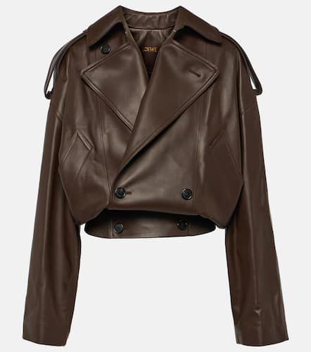 Loewe Cropped leather jacket - Loewe - Modalova