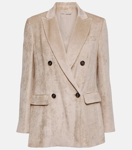 Brunello Cucinelli Blazer aus Cord - Brunello Cucinelli - Modalova