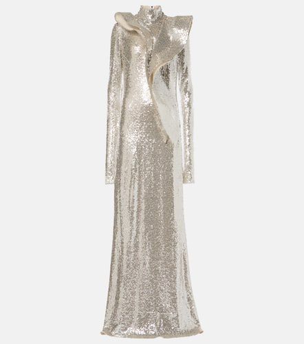 Orbital ruffled sequined gown - Maticevski - Modalova