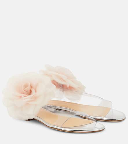 Floral-appliquÃ© PVC sandals - Magda Butrym - Modalova