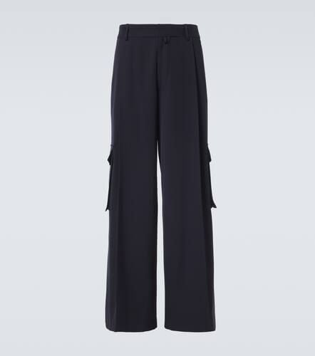 Pantaloni cargo in lana a vita alta - Dries Van Noten - Modalova